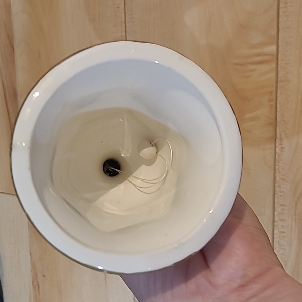 2/$20 Floral Ceramic Bell with Gold Accents - Picture 4 of 4